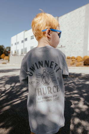 Gwinnett Church Kids Tee - Gray